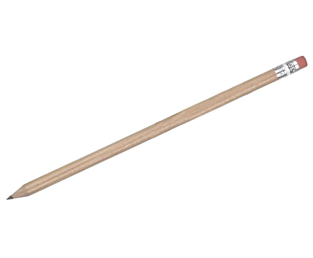 Pencil with eraser
